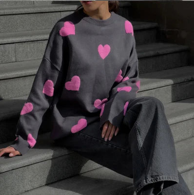 Cupido™️ Women's Heart Sweater