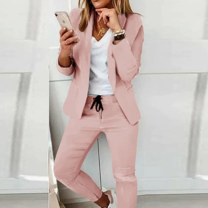 Calista™️ Comfy Bijpassende broek en blazer set